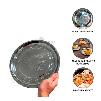 BANDEJA RYBIU CO30359 CHAROLA ERGONOMICA 40X40 CM + POST-IT ADHESIVOS