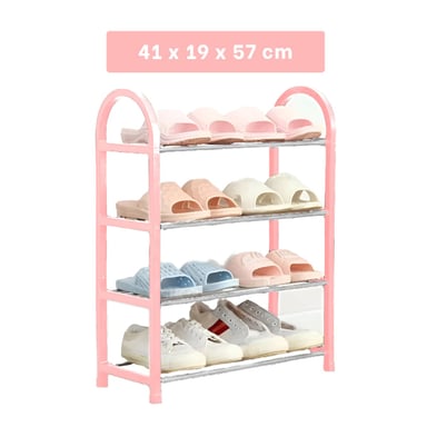 SOPORTE 4 NIVELES OVALADO ROSADO PERFECTO PARA ENTRADA O DORMITORIO - 5
