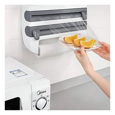 DISPENSADOR RYBIU CO30392 GRIS EXPENDEDOR VERSATIL DOBLE PLOMO + POST-IT ADHESIVOS - 3