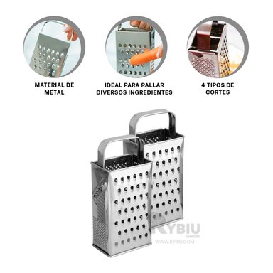 RALLADOR RYBIU CO30298 METAL PARTIDORA ERGONOMICA EL HOGAR M + POST-IT ADHESIVOS