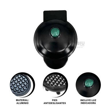 WAFLERA RYBIU CO30007 MAQUINA ANTIDESLIZANTE EN NEGRO + POST-IT ADHESIVOS