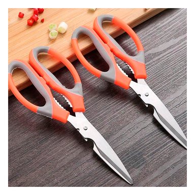 TIJERA RYBIU CO30051 NARANJA ABRIDOR EXCELENTE + POST-IT ADHESIVOS