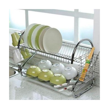 ORGANIZADOR COMPACTO Y ESPACIOSO PARA PLATOS EN DOS NIVELES