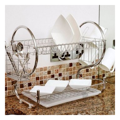 ORGANIZADOR RYBIU CO30436 PLATEADO COCINA DOS ESTANTES + AGENDITA