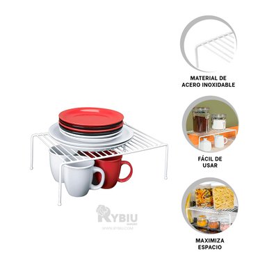 SEPARADOR RYBIU CO30452 BLANCO DIVISOR METALIZADO 4P + POST-IT ADHESIVOS