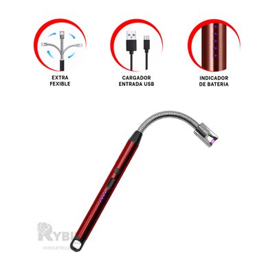 DISPOSITIVO RYBIU CO30507 ROJO CARGA USB ESTUFA + POST-IT ADHESIVOS