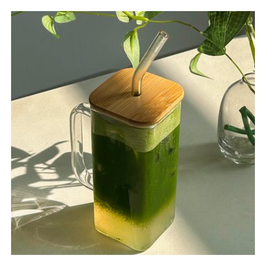 VASIJA FUNCIONAL 350ML RYBIU CO32134 TRANSPARENTE +POST-IT ADHESIVOS