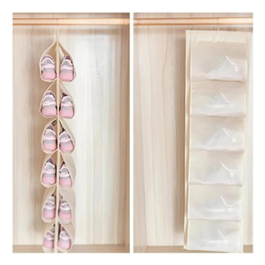 ZAPATERA RYBIU HO30834 CREMA ORGANIZADORA SANDALIA + PAPEL REGALO - 2