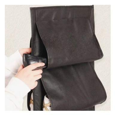 ZAPATERA RYBIU HO30835 NEGRO COLGANTE 6 PARES HOGAR