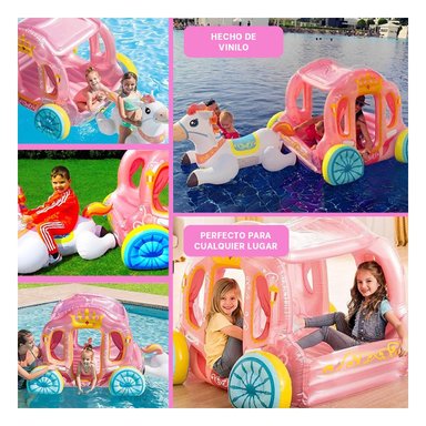 CARROZA RYBIU CON ASAS ROSADO + POST IT ADHESIVOS