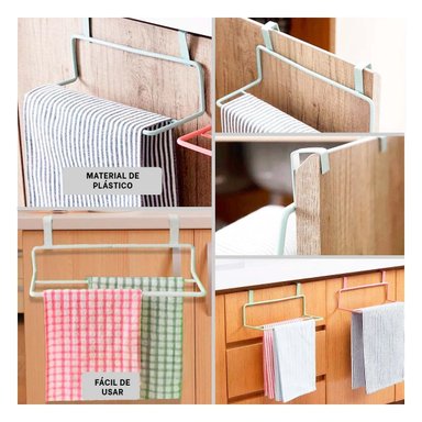 GANCHO TOALLERO DE COCINA RYBIU HO29723 BLANCO + POST-IT ADHESIVOS