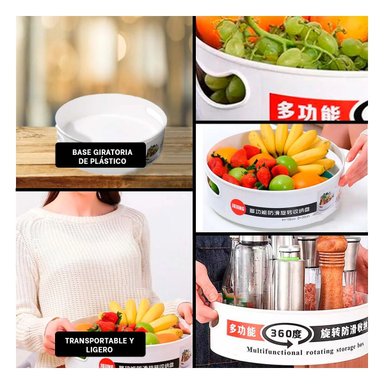 BASE RYBIU HO29725 BLANCO MULTIUSOS 360 GRADOS TALLA S + POST-IT ADHESIVOS