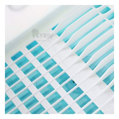 ESCURRIDOR RYBIU CO30398 CELESTE COLADOR SECADOR PLATOS 2N + POST-IT ADHESIVOS