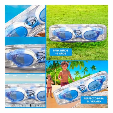 VISOR RYBIU MG-460C CELESTE MULTICOLOR PROFUNDO LINDO LARGO + POST-IT ADHESIVOS