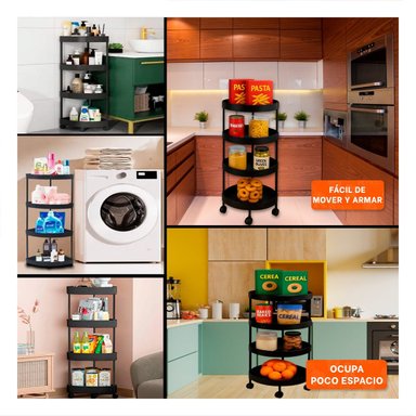 ORGANIZADOR RYBIU HO29680 NEGRO HOGAR + POST-IT ADHESIVOS