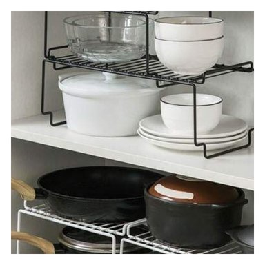 ESTANTERÍA RYBIU HO29704 NEGRO MODERNO CONDIMENTO + LIGAS REGALO