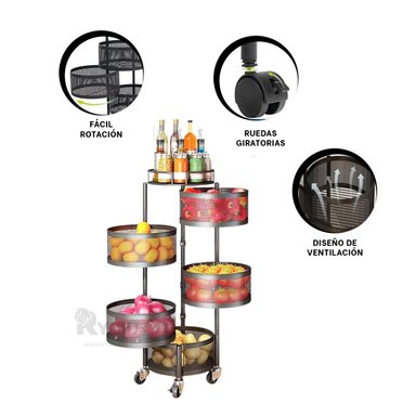 REPISA RYBIU HO29687 NEGRO UTIL Y FORMA CIRCULAR + GIFT STICKERS