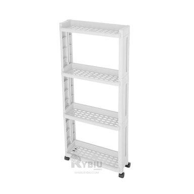 ESTANTE RYBIU HO29682 BLANCO MOVIBLE MULTIFUNCION + BANDERITAS ADHESIVAS - 3