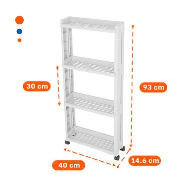 ESTANTE RYBIU HO29682 BLANCO FACIL ARMADO + LIGAS REGALO - 4