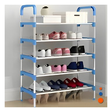 ORGANIZADOR VERTICAL CELESTE 5 NIVELES FORMATO LIGERO Y FACIL DE USAR EN CASA Y+LIGAS REGALO