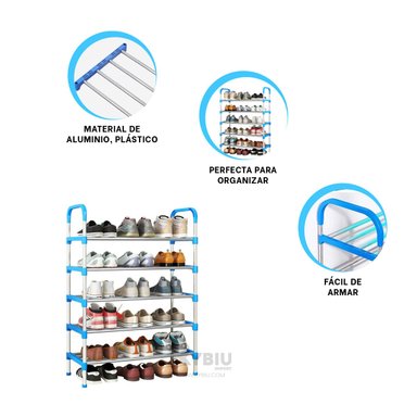 ORGANIZADOR IDEAL POR 5 NIVELES EN CELESTE Y+GIFT STICKERS - 2