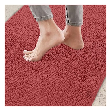 ALFOMBRA RYBIU HO29297 60 X 40 CM MODERNA COMODA PARA LA SALA EN ROSADO + REGALO AGENDITA