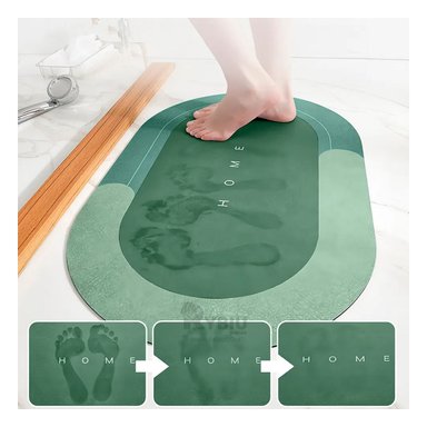 PISO BAÑO RYBIU HO29302 VERDE MOQUETA UTIL SALA + REGALO LIGAS PEINAR