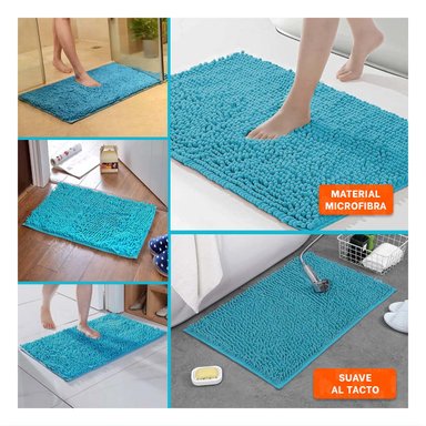 PISO RYBIU HO29299 60 X 40 CM MODERNA CON DISEÑO RECTANGULAR EN CELESTE + POST-IT ADHESIVOS