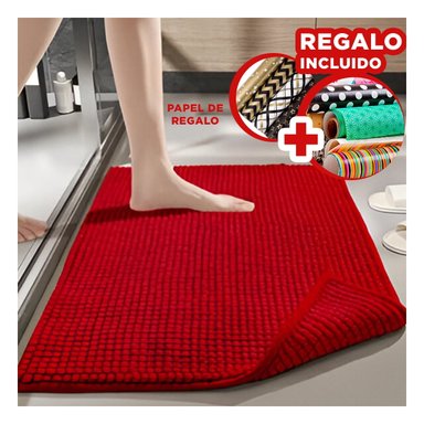 TAPETE RYBIU HO29298 60 X 40 CM MODERNA MODERNO Y PERFECTO ROJO + PAPEL REGALO