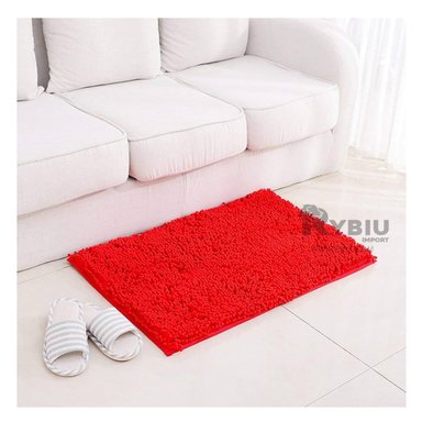 ALFOMBRA RYBIU HO29298 60 X 40 CM MODERNA RECTANGULAR E IDEAL PARA DAMAS ROJO + GIFT STICKERS