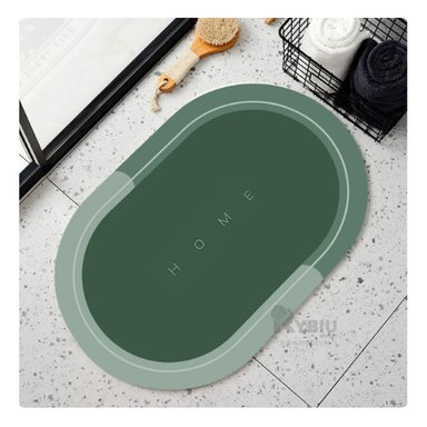 PISO BAÑO RYBIU HO29297 VERDE ALFOMBRA COMODA LA SALA + REGALO AGENDITA