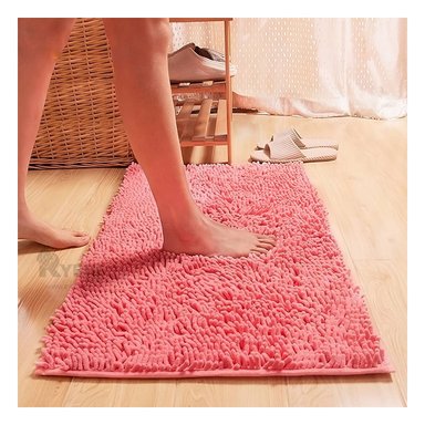 ALFOMBRA RYBIU HO29297 60 X 40 CM MODERNA RECTANGULAR E IDEAL ROSADO + GIFT STICKERS