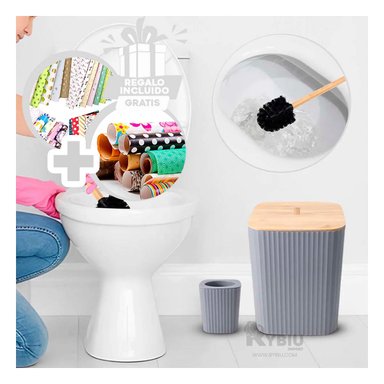 ORGANIZADOR RYBIU HO29447 6 PIEZAS MULTIFUNCION GRIS + PAPEL DE REGALO