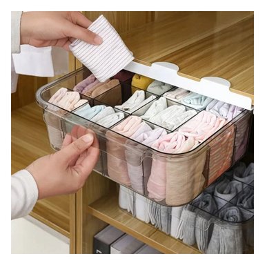 CAJÓN RYBIU HO29707 GRIS ROPA INTERIOR + LIGAS REGALO