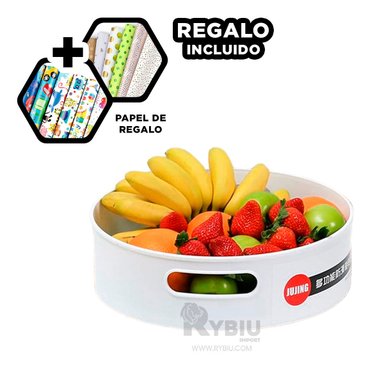 PLATAFORMA RYBIU HO29725 BLANCO FRUTAS TALLA S + PAPEL REGALO