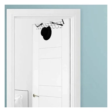 EQUIPO DE GANCHO 45X10 CM NEGRO PARA CASAS CON MUCHA VITALIDAD LINDA Y+LIGAS REGALO