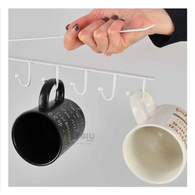 GANCHERO RYBIU HO29721 BLANCO IDEAL TAZAS + BANDERITAS ADHESIVAS