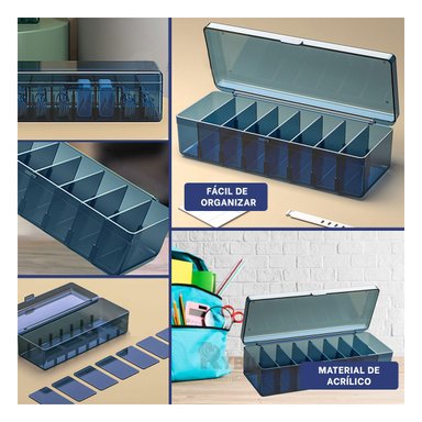 ORGANIZADOR RYBIU HO29736 AZUL DURADERO CABLES + REGALO STICKERS