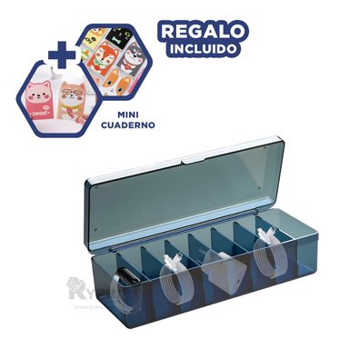 ORGANIZADOR PARA UTILES EFICAZ EN AZUL Y+REGALO AGENDITA