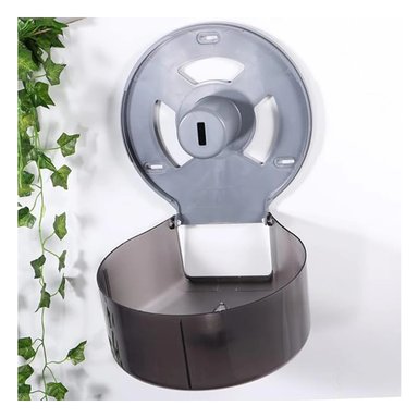 DISPENSADOR PAPEL RYBIU HO29569 NEGRO CONTENEDOR DINAMICO HIGIENICO + GIFT STICKERS