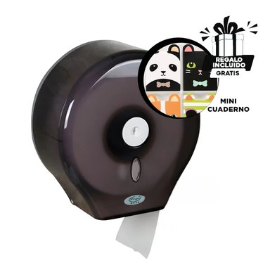 DISPENSADOR PAPEL RYBIU HO29569 NEGRO CONTENEDOR PRACTICO + GIFT MINIAGENDA