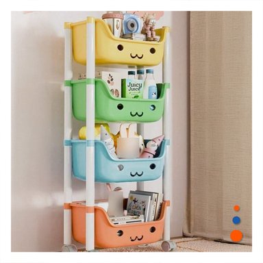 ESTANTE RYBIU HO29670 MULTICOLOR RESISTENTE JUGUETES + LIGAS REGALO