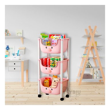 REPISA RYBIU HO29673 ROSADO FUNCIONAL CON RUEDA + GIFT MINIAGENDA - 2