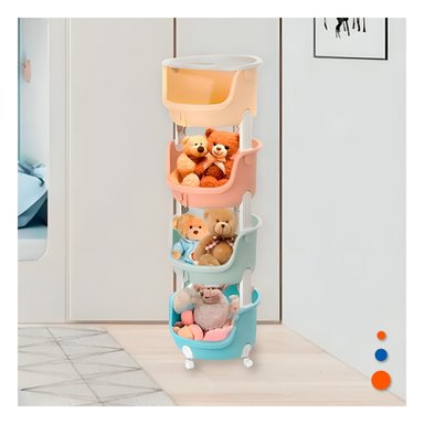 ESTANTE RYBIU HO29668 MULTICOLOR ESPACIOSO JUGUETES + LIGAS REGALO