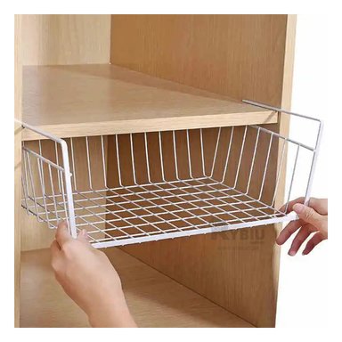 CANASTA RYBIU L-0957 METAL BLANCO AEREA ICA + REGALO STICKERS