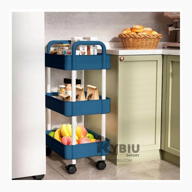 ESTANTERÍA RYBIU AZUL ACERO VERSATIL OBJETOS AZUL + REGALO STICKERS