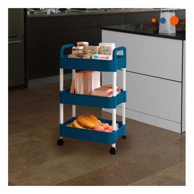 ORGANIZADOR RYBIU AZUL ACERO SHELBY MANTENER ORDENADO Y LIMPIO AZUL