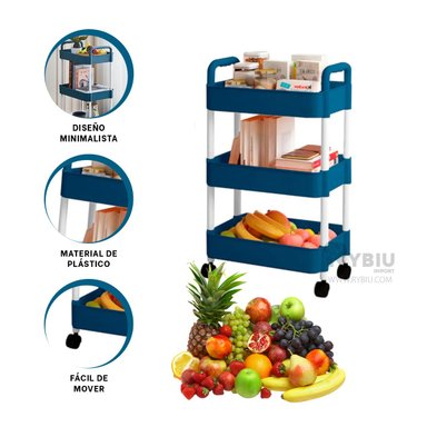 ESTANTERÍA RYBIU AZUL ACERO DURO AZUL + REGALO AGENDITA