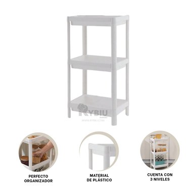 REPISA RYBIU HO29699 BLANCO RESISTENTE 3 NIVELES + REGALO AGENDITA