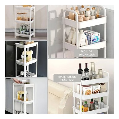ANAQUEL RYBIU HO29699 BLANCO MODERNO 3 NIVELES + LIGAS REGALO - 5